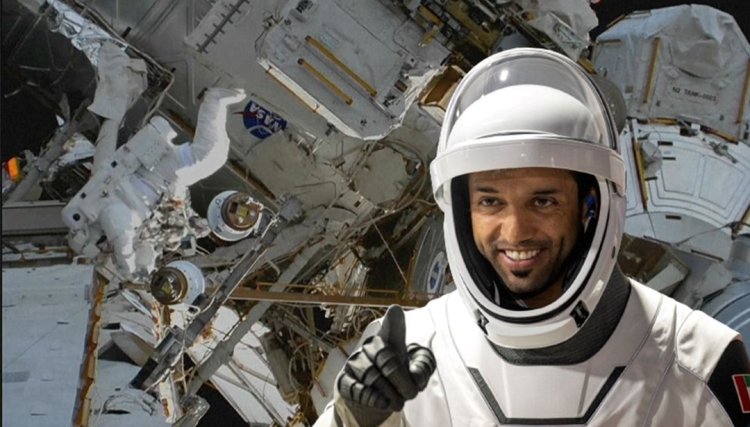 Uzay yürüyüşü yapan ilk Arap astronot oldu