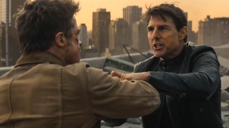 Hollywood alarmda: Tom Cruise ve Brad Pitt kavga videosu fitili ateşledi